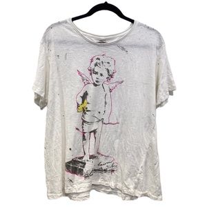 Magnolia Pearl St. Valentines Boyfriend Tee In True NWT RARE